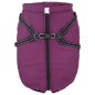 vidaXL Hundemantel mit Geschirr Wasserdicht Reflektierend Lila L44 vidaXL Hundemantel mit Geschirr Wasserdicht Reflektierend Lila L44