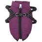 vidaXL Hundemantel mit Geschirr Wasserdicht Reflektierend Lila L36 vidaXL Hundemantel mit Geschirr Wasserdicht Reflektierend Lila L36
