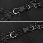 vidaXL Hundemantel mit Geschirr Wasserdicht Reflektierend Schwarz L44 vidaXL Hundemantel mit Geschirr Wasserdicht Reflektierend Schwarz L44