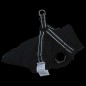 vidaXL Hundemantel mit Geschirr Wasserdicht Reflektierend Schwarz L36 vidaXL Hundemantel mit Geschirr Wasserdicht Reflektierend Schwarz L36