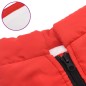 vidaXL Hundemantel mit Geschirr Wasserdicht Reflektierend Rot L36 vidaXL Hundemantel mit Geschirr Wasserdicht Reflektierend Rot L36