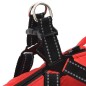 vidaXL Hundemantel mit Geschirr Wasserdicht Reflektierend Rot L36 vidaXL Hundemantel mit Geschirr Wasserdicht Reflektierend Rot L36