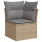 vidaXL 7-tlg. Garten-Sofagarnitur mit Kissen Beige Poly Rattan vidaXL 7-tlg. Garten-Sofagarnitur mit Kissen Beige Poly Rattan