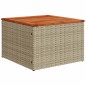vidaXL 7-tlg. Garten-Sofagarnitur mit Kissen Beige Poly Rattan vidaXL 7-tlg. Garten-Sofagarnitur mit Kissen Beige Poly Rattan