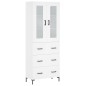 vidaXL Highboard Weiß 69,5x34x180 cm Holzwerkstoff vidaXL Highboard Weiß 69,5x34x180 cm Holzwerkstoff