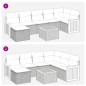 vidaXL 8-tlg. Garten-Sofagarnitur mit Kissen Beige Poly Rattan vidaXL 8-tlg. Garten-Sofagarnitur mit Kissen Beige Poly Rattan