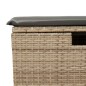 vidaXL 6-tlg. Garten-Sofagarnitur mit Kissen Beige Poly Rattan vidaXL 6-tlg. Garten-Sofagarnitur mit Kissen Beige Poly Rattan