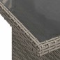 vidaXL 7-tlg. Garten-Sofagarnitur mit Kissen Grau Poly Rattan vidaXL 7-tlg. Garten-Sofagarnitur mit Kissen Grau Poly Rattan