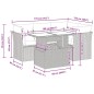 vidaXL 5-tlg. Garten-Sofagarnitur mit Kissen Schwarz Poly Rattan vidaXL 5-tlg. Garten-Sofagarnitur mit Kissen Schwarz Poly Rattan