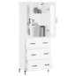 vidaXL Highboard Weiß 69,5x34x180 cm Holzwerkstoff vidaXL Highboard Weiß 69,5x34x180 cm Holzwerkstoff
