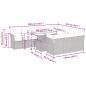 vidaXL 11-tlg. Garten-Sofagarnitur mit Kissen Braun Poly Rattan vidaXL 11-tlg. Garten-Sofagarnitur mit Kissen Braun Poly Rattan
