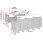 vidaXL 7-tlg. Garten-Sofagarnitur mit Kissen Schwarz Poly Rattan vidaXL 7-tlg. Garten-Sofagarnitur mit Kissen Schwarz Poly Rattan