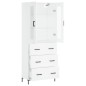 vidaXL Highboard Weiß 69,5x34x180 cm Holzwerkstoff vidaXL Highboard Weiß 69,5x34x180 cm Holzwerkstoff
