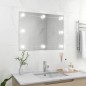 Wandspiegel ohne Rahmen mit LED-Beleuchtung Rechteckig Glas Wandspiegel ohne Rahmen mit LED-Beleuchtung Rechteckig Glas