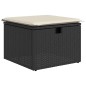 vidaXL 6-tlg. Garten-Sofagarnitur mit Kissen Schwarz Poly Rattan vidaXL 6-tlg. Garten-Sofagarnitur mit Kissen Schwarz Poly Rattan