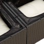 vidaXL 6-tlg. Garten-Sofagarnitur mit Kissen Schwarz Poly Rattan vidaXL 6-tlg. Garten-Sofagarnitur mit Kissen Schwarz Poly Rattan