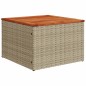 vidaXL 7-tlg. Garten-Sofagarnitur mit Kissen Beige Poly Rattan vidaXL 7-tlg. Garten-Sofagarnitur mit Kissen Beige Poly Rattan