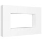 vidaXL 8-tlg. TV-Schrank-Set Weiß Holzwerkstoff vidaXL 8-tlg. TV-Schrank-Set Weiß Holzwerkstoff