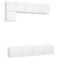 5-tlg. TV-Schrank-Set Weiß Holzwerkstoff 5-tlg. TV-Schrank-Set Weiß Holzwerkstoff