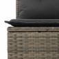 vidaXL 6-tlg. Garten-Sofagarnitur mit Kissen Grau Poly Rattan vidaXL 6-tlg. Garten-Sofagarnitur mit Kissen Grau Poly Rattan