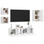5-tlg. TV-Schrank-Set Weiß Holzwerkstoff 5-tlg. TV-Schrank-Set Weiß Holzwerkstoff