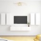 vidaXL 6-tlg. TV-Schrank-Set Weiß Holzwerkstoff vidaXL 6-tlg. TV-Schrank-Set Weiß Holzwerkstoff