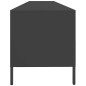 vidaXL TV-Schrank Schwarz 202x39x43,5 cm Kaltgewalzter Stahl vidaXL TV-Schrank Schwarz 202x39x43,5 cm Kaltgewalzter Stahl
