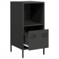 vidaXL Sideboard Schwarz 35x39x73,5 cm Kaltgewalzter Stahl vidaXL Sideboard Schwarz 35x39x73,5 cm Kaltgewalzter Stahl