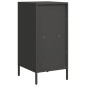 vidaXL Sideboard Schwarz 35x39x73,5 cm Kaltgewalzter Stahl vidaXL Sideboard Schwarz 35x39x73,5 cm Kaltgewalzter Stahl