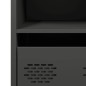 vidaXL Sideboard Schwarz 35x39x73,5 cm Kaltgewalzter Stahl vidaXL Sideboard Schwarz 35x39x73,5 cm Kaltgewalzter Stahl