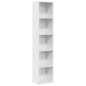 vidaXL Bücherregal Hochglanz-Weiß 40x30x189 cm Holzwerkstoff vidaXL Bücherregal Hochglanz-Weiß 40x30x189 cm Holzwerkstoff