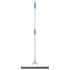 vidaXL Wasserschieber mit Stiel 55x119,5 cm Stahl und Gummi