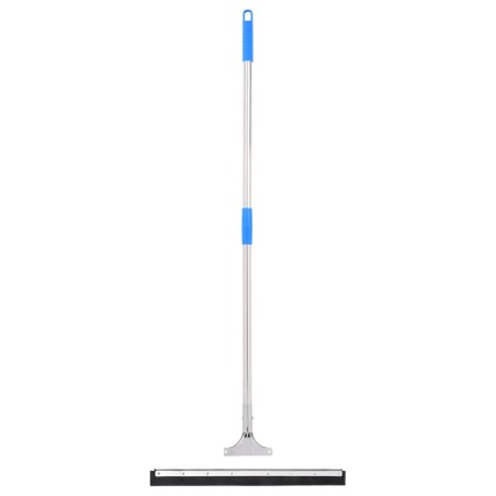 vidaXL Wasserschieber mit Stiel 55x119,5 cm Stahl und Gummi