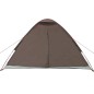 vidaXL Kuppel-Campingzelt 4 Personen Braun Wasserdicht
