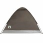 vidaXL Kuppel-Campingzelt 4 Personen Braun Wasserdicht