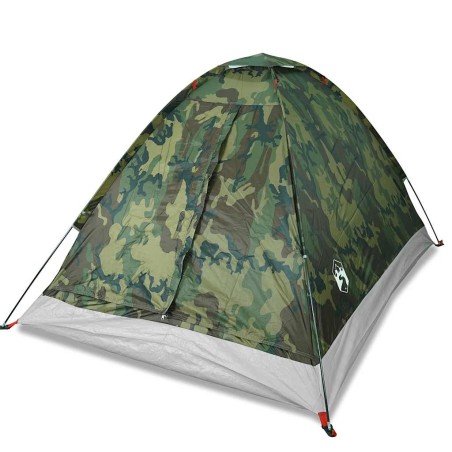 vidaXL Kuppel-Campingzelt 2 Personen Tarnmuster Wasserdicht
