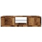 vidaXL TV-Schrank mit LED-Leuchten Altholz-Optik 140x40x35,5 cm vidaXL TV-Schrank mit LED-Leuchten Altholz-Optik 140x40x35,5 cm
