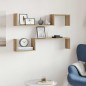 vidaXL Wandregale 2 Stk. Artisan-Eiche 100x15x20 cm Holzwerkstoff vidaXL Wandregale 2 Stk. Artisan-Eiche 100x15x20 cm Holzwerkstoff