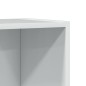 vidaXL Bücherregal Hochglanz-Weiß 60x24x143 cm Holzwerkstoff vidaXL Bücherregal Hochglanz-Weiß 60x24x143 cm Holzwerkstoff