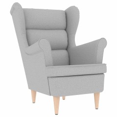 vidaXL Sessel Wolkengrau 74x84x100 cm Stoff