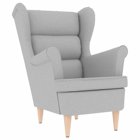 vidaXL Sessel Wolkengrau 74x84x100 cm Stoff