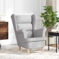 vidaXL Sessel Wolkengrau 74x84x100 cm Stoff vidaXL Sessel Wolkengrau 74x84x100 cm Stoff