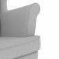 vidaXL Sessel Wolkengrau 74x84x100 cm Stoff vidaXL Sessel Wolkengrau 74x84x100 cm Stoff