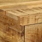 vidaXL Wand-Nachttisch Raues Mangoholz