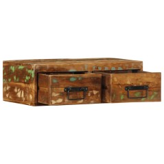vidaXL TV-Wandschrank 60x30x19 cm Altholz Massiv