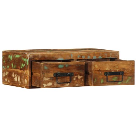 vidaXL TV-Wandschrank 60x30x19 cm Altholz Massiv
