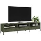 vidaXL TV-Schrank Olivgrün 202x39x43,5 cm Kaltgewalzter Stahl vidaXL TV-Schrank Olivgrün 202x39x43,5 cm Kaltgewalzter Stahl