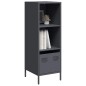vidaXL Highboard Anthrazit 35x39x103,5 cm Stahl vidaXL Highboard Anthrazit 35x39x103,5 cm Stahl