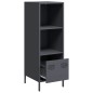 vidaXL Highboard Anthrazit 35x39x103,5 cm Stahl vidaXL Highboard Anthrazit 35x39x103,5 cm Stahl