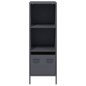 vidaXL Highboard Anthrazit 35x39x103,5 cm Stahl vidaXL Highboard Anthrazit 35x39x103,5 cm Stahl